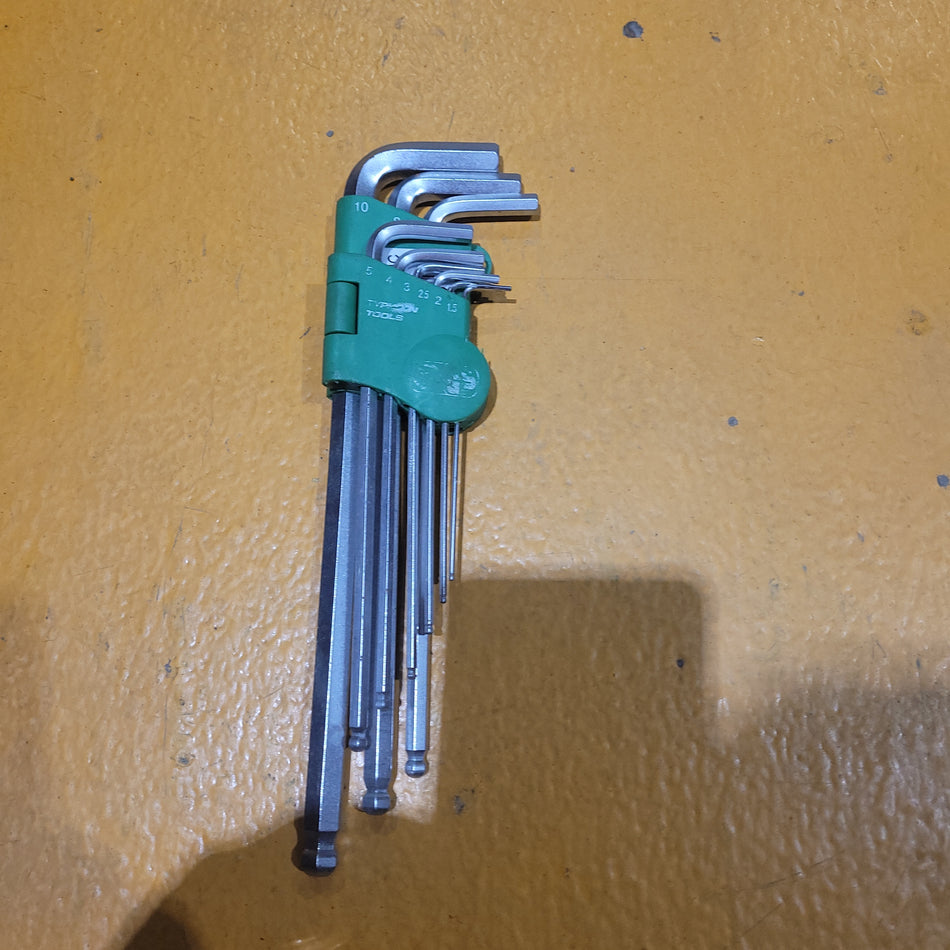 Ball End Allen Key Set Metric